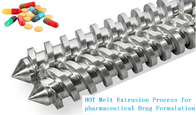 Fass-Schraube für heißen Schmelzverdrängungs-Prozess für pharmazeutische Drogen-Formulierung