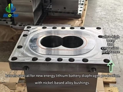 Fass mit Buchsen aus Nickelbasislegierung