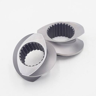 Bimetallische Schraube konisches Doppelschrauben-Fass Nitrided für Extruder-Maschine