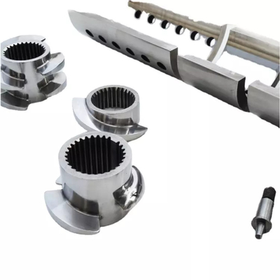 Doppelschrauben-Fass des Plastikextruder-316L für PVC-Maschine