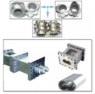 65mm Kegel-doppelter Extruder-Doppelschrauben-Element für PVC-Extruder-Maschine