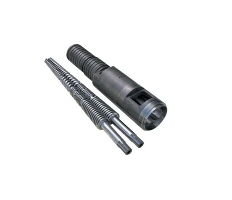 51/105 55/110 92/188 bimetallisches konisches Doppelschrauben-Fass für SPC/Lvt-Extruder