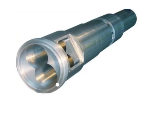 51/105 55/110 92/188 bimetallisches konisches Doppelschrauben-Fass für SPC/Lvt-Extruder