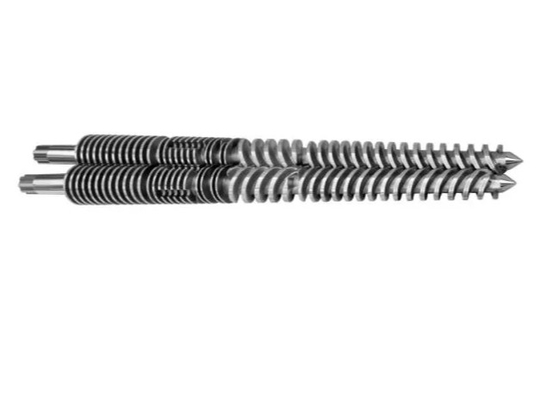 51/105 55/110 92/188 bimetallisches konisches Doppelschrauben-Fass für SPC/Lvt-Extruder