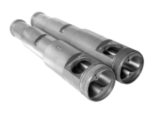 51/105 55/110 92/188 bimetallisches konisches Doppelschrauben-Fass für SPC/Lvt-Extruder