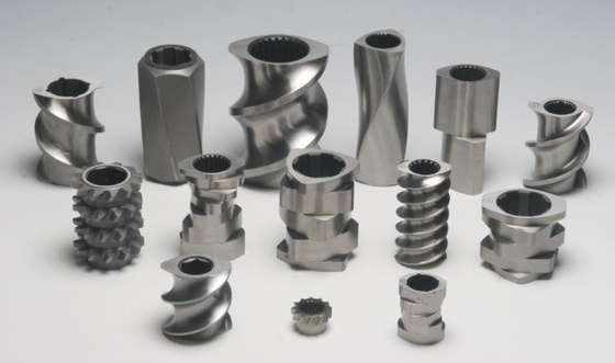 Plastikmaschinerie-Doppelschneckenextruder-Fass-Schrauben-Element-Korrosionsbeständigkeit