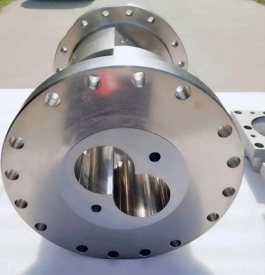 80/156 bimetallische konische Doppelschrauben-und Fass-Doppelschneckenextruder-Teile