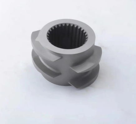 Bimetallisches Gummiextruder-Ersatzteil-doppeltes Schrauben-Fass für Plastikfüller
