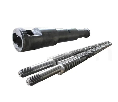 38CrMoAlA Nitrided 51/105 65/132 80/156 Doppelschrauben-Fass für Plastikextruder