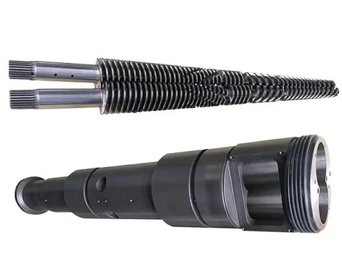 38CrMoAlA Nitrided 51/105 65/132 80/156 Doppelschrauben-Fass für Plastikextruder