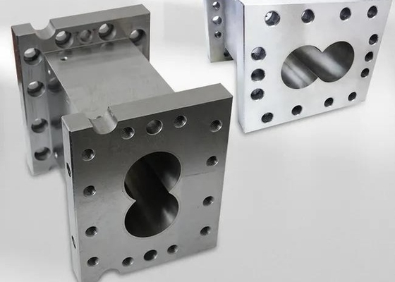 Volle Schrauben-und Fass-HDPE-Extruder-Ersatzteile Intermeshing bimetallische