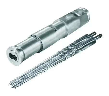 51/105 65/132 80/156 bimetallisches konisches Doppelschrauben-Fass für PVC-Extruder