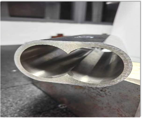 Doppelschneckenextruder-bimetallische Ärmel-Zwischenlage/mit Büschen bepflanzen Verschleißfestigkeit