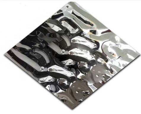 Muster-Kräuselungs-dekorative Edelstahlblech-Metallplatte ASTM A240 neue