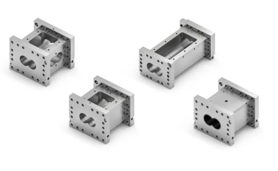 Parallele Doppelplastikextruder-Schraube und Fass-mehrfache Zufuhr
