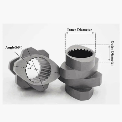 Parallele Doppelschneckenextruder-Schrauben-Elemente für Plastik-und Polymer-Industrien