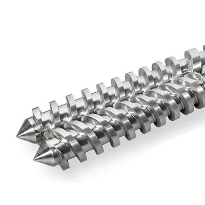 Rohr-Extruder-doppeltes Schrauben-Fass PVCs UPVC mit hohem Ausschuss für PVC-Maschinerie-Teile