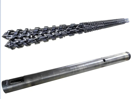 Plastikzwillings-Schrauben-Fass des extruder Nitrided-Schrauben-Fass-/Nitrided
