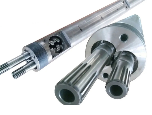 Bimetallnitridkonische Zwillingsschrauben WPC PVC PE Industrie / Extruder Schrauben und Fässer