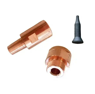 Nussschweiß Elektrodenkappe Deckel mit KCF-Pins CuCrZr Material Schrauben-Nuss Elektroden M6 M8 M10