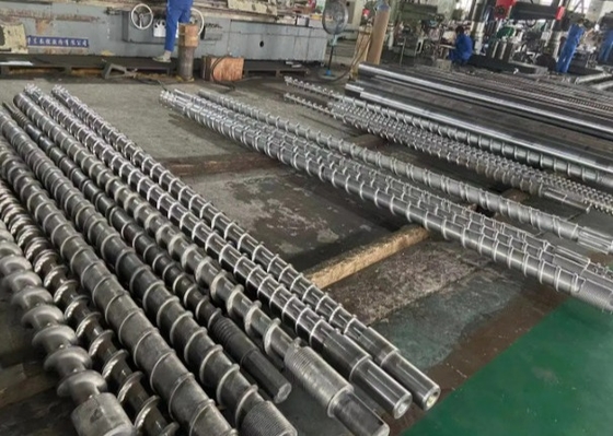Schraube und Lauf mit hoher Leistung von 100 mm für die Extrusionsmaschine für Kunststoffrohre