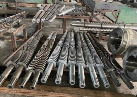 Schraube und Lauf mit hoher Leistung von 100 mm für die Extrusionsmaschine für Kunststoffrohre