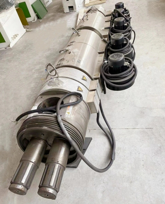 SPC-Boden-Extrusionsmaschine Ersatzteil Nitriert oder Bimetall Fass und Schraube
