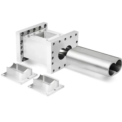 PTFE ETFE FEP PFA PVDF Kunststoff-Extruder-Teile Verschleißbeständig Vollset Bimetallische Schraubsegmente Fass und Liner