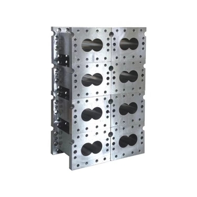PTFE ETFE FEP PFA PVDF Kunststoff-Extruder-Teile Verschleißbeständig Vollset Bimetallische Schraubsegmente Fass und Liner