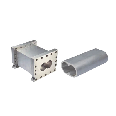 PTFE ETFE FEP PFA PVDF Kunststoff-Extruder-Teile Verschleißbeständig Vollset Bimetallische Schraubsegmente Fass und Liner