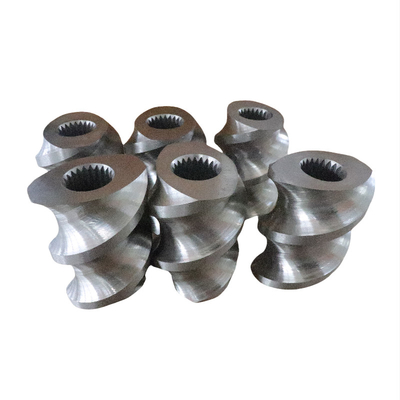 PTFE ETFE FEP PFA PVDF Kunststoff-Extruder-Teile Verschleißbeständig Vollset Bimetallische Schraubsegmente Fass und Liner