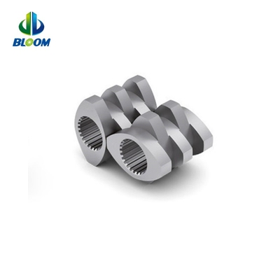 Parallel Co Rotating Twin Screw Plastik Extruder Nickellegierung Schraube für die PEEK-Produktion