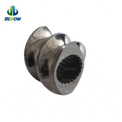Spezielle Produktion Kunststoff-Extruder-Schraubelemente Effizientes Fass W6mo5cr4v2 Material für Twin-Schraub-Extruder
