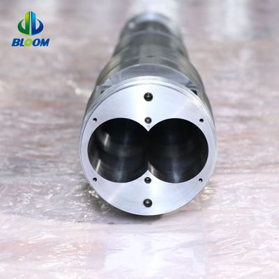 High-Accuracy 38CrMoAlA Conical Twin Screw Barrel for Progressive Compression in Plastic and Rubber Extrusion