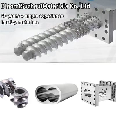 High Precision Twin Screw Elements for Polymer Compounding in Plastic Industry Parallel Twin Screw Extruders