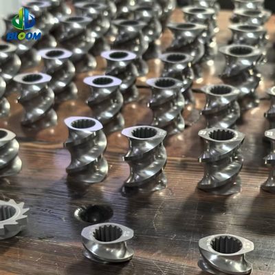 High Precision Twin Screw Elements for Polymer Compounding in Plastic Industry Parallel Twin Screw Extruders