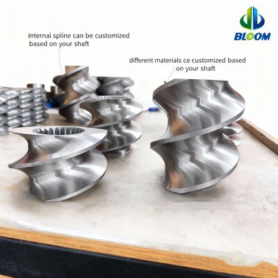Verschleiß- und Korrosionsbeständige Twin Screw Extruder Teile mit individuellen Spezifikationen und hoher Drehmomentkapazität