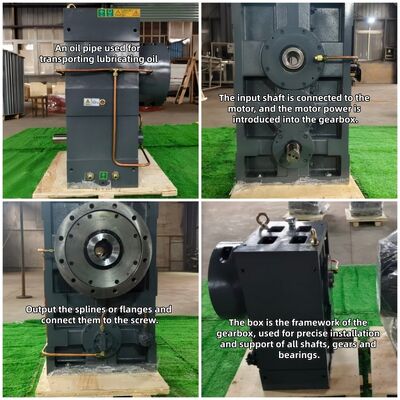 SJ SZ65 Serie Hochdrehmoment Präzisions-Synchronbetrieb Extruder-Getriebe für Kunststoff-Schneckenextruder