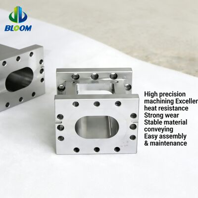 Nickellegierung Bimetall Extruderschnecken und Zylinder mit Verschleißfestigkeit und Hochtemperaturtoleranz für PP, PET, PVC, ABS Kunststoffextruder