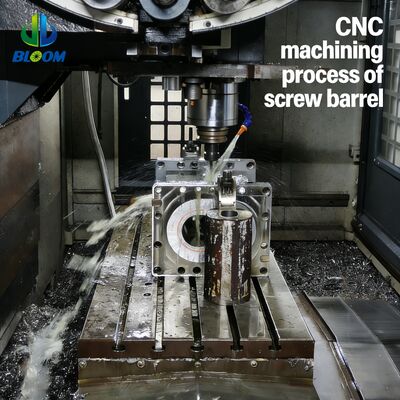 Nickellegierung Bimetall Extruderschnecken und Zylinder mit Verschleißfestigkeit und Hochtemperaturtoleranz für PP, PET, PVC, ABS Kunststoffextruder