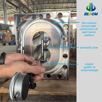 Verschleiß- und korrosionsbeständige Extruder-Ersatzteile mit CNC-Präzisionsbearbeitungstechnologie für industrielle Extrusionsprozesse