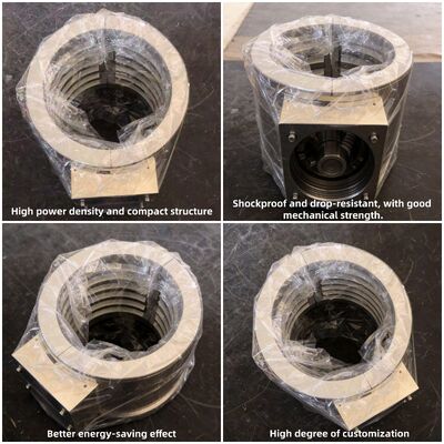 Gegossenes Aluminium-Gürtelheizgerät mit hoher thermischer Effizienz, gleichmäßiger Wärmeverteilung und langlebiger Konstruktion für Kunststoffmaschinen