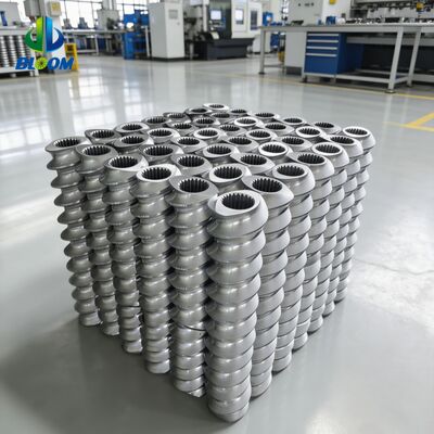 CNC Precision Machining Twin Screw Extruder Parts with Wear and Corrosion Resistance and HRC 58-62 Hardness for Polymer Processing