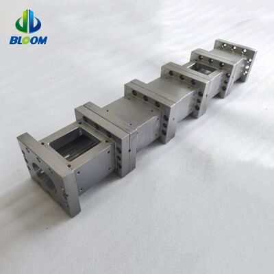 Modulär gefertigte Nickellegierung Twin Screw Barrel mit Verschleißbeständigkeit für Hochdrehmoment Extruder