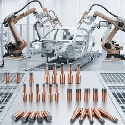 High-Purity 99.95% Tungsten Electrode with 3410°C Melting Point for Stable Electrical Performance in Resistance Welding
