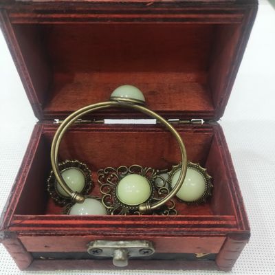 Glühen im dunklen Harz-Schmuck stellte mit Mode-Muster ein