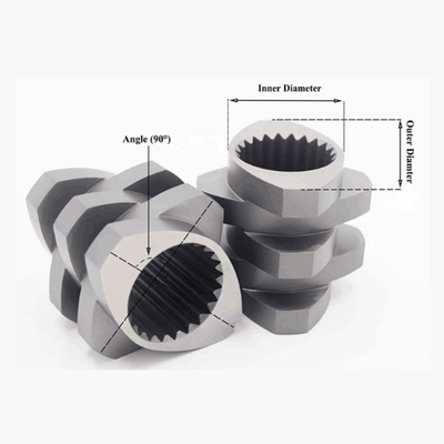 Doppelschneckenextruder-Schrauben-Element-und Schrauben-Fass China-Lieferant Coperion Zsk