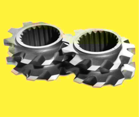 Die Leitritz-Doppelschneckenextruder-Teile staubsaugen das Löschen von Behandlung