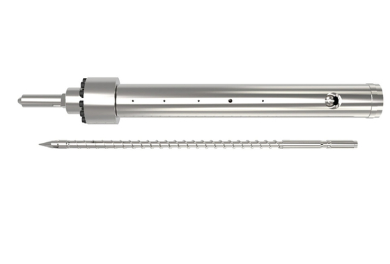 Mitsubishi-Spritzen-Maschinen-Schraube und Fass als Assemby